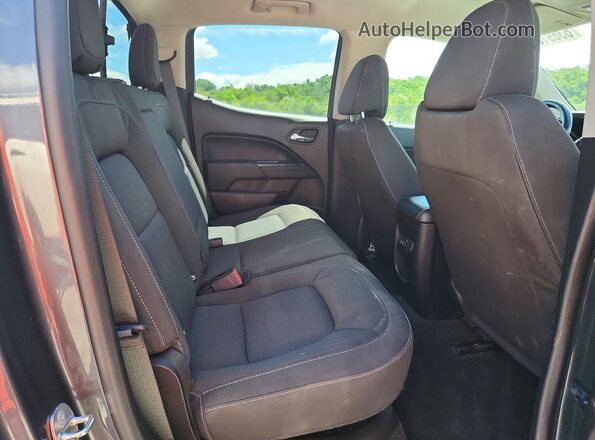 1GCPTCE11H1163626 2017 CHEVROLET COLORADO Серый Вид задних сидений