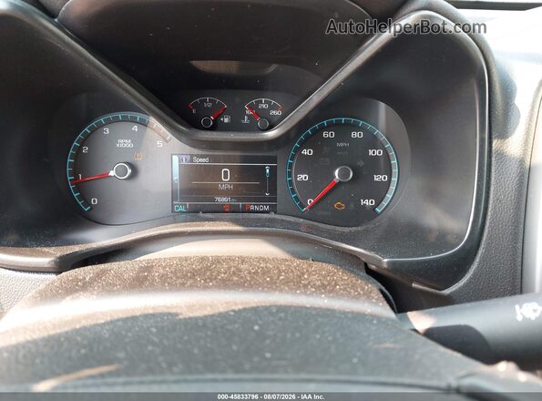 1GCPTCE14G1351118 2016 CHEVROLET COLORADO Gray Вид задніх сидінь