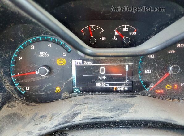 1GCPTCE17G1391189 2016 CHEVROLET COLORADO Gray Սարքավորումների վահանակի տեսք