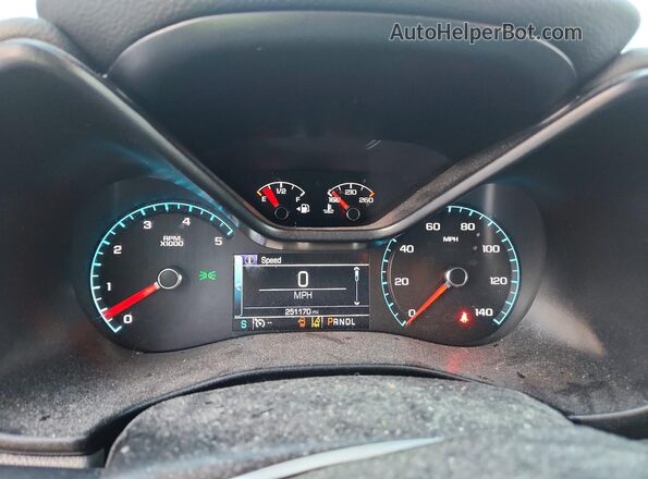 1GCPTCE18H1283410 2017 CHEVROLET COLORADO White 
