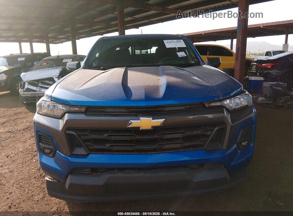 1GCPTCEK0P1217554 2023 CHEVROLET COLORADO Blue Vista del cuadro de instrumentos