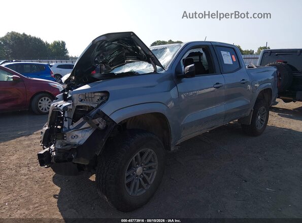 1GCPTCEK0R1313221 2024 CHEVROLET COLORADO Gray წინა მარცხენა ხედი სამი მეოთხედიდან