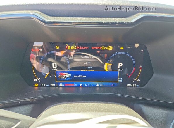 1GCPTCEK4R1151383 2024 CHEVROLET COLORADO White Instrument cluster view
