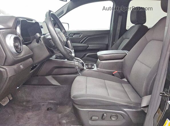1GCPTCEK8P1169799 2023 CHEVROLET COLORADO Black წინა სალონის ხედი