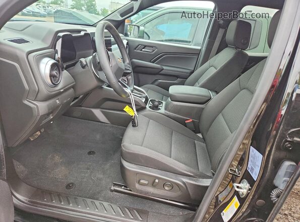 1GCPTCEKXR1148553 2024 CHEVROLET COLORADO Black წინა სალონის ხედი