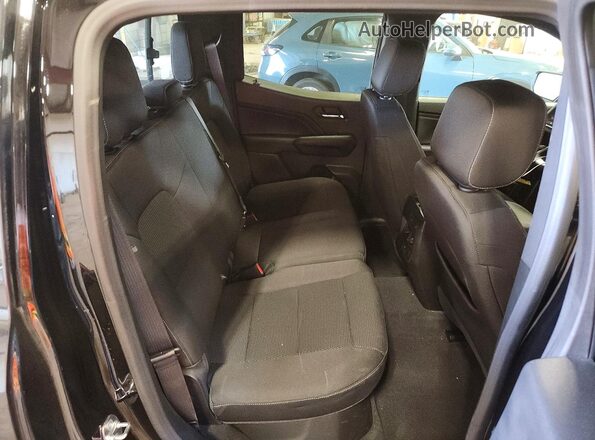 1GCPTCEKXR1148553 2024 CHEVROLET COLORADO Black უკანა სავარძლების ხედი