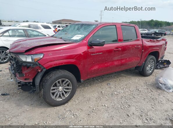 1GCPTCEKXS1235715 2025 CHEVROLET COLORADO Red Przód lewy