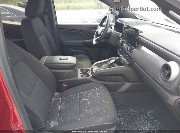 1GCPTCEKXS1235715 2025 CHEVROLET COLORADO Red Widok wnętrza z przodu