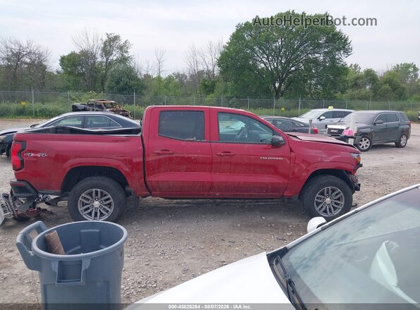 1GCPTCEKXS1235715 2025 CHEVROLET COLORADO Red Widok wnętrza 360 stopni