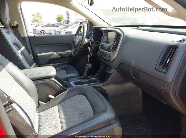 1GCPTDE12J1218774 2018 CHEVROLET COLORADO Red Vista interior delantera
