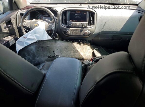 1GCPTDE17N1180447 2022 CHEVROLET COLORADO Gray Вид панелі приладів