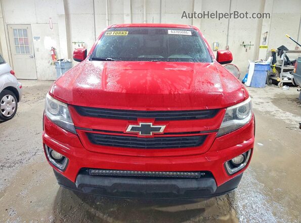 1GCPTDE1XG1245049 2016 CHEVROLET COLORADO Red Vista frontal