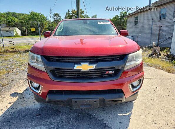 1GCPTDE1XG1335673 2016 CHEVROLET COLORADO Red Вид спереду
