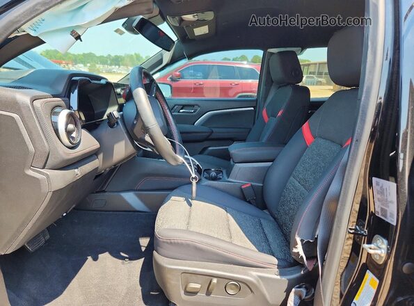 1GCPTDEK7R1271846 2024 CHEVROLET COLORADO Black წინა სალონის ხედი