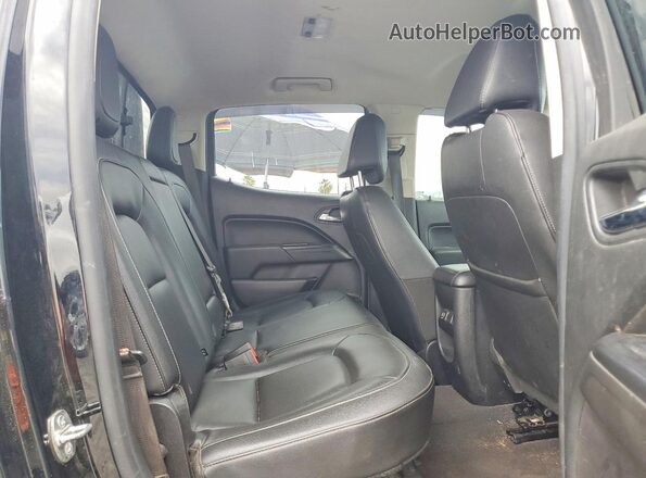 1GCPTEE11K1317528 2019 CHEVROLET COLORADO Black Rear seats view
