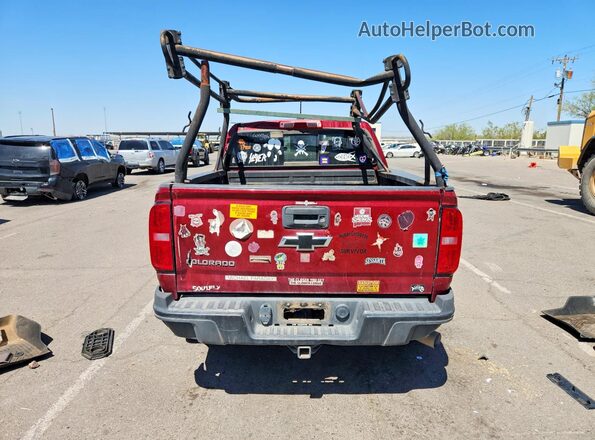 1GCPTEE13K1136642 2019 CHEVROLET COLORADO Red უკანა ხედი
