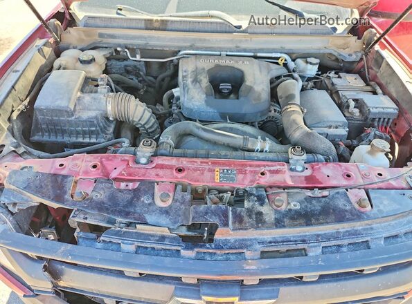 1GCPTEE13K1136642 2019 CHEVROLET COLORADO Red უკანა სალონის ხედი