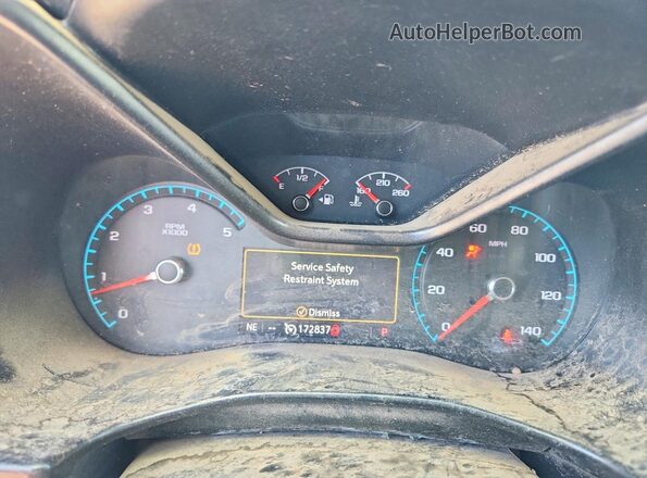 1GCPTEE13K1136642 2019 CHEVROLET COLORADO Red ხელსაწყოთა პანელის ხედი