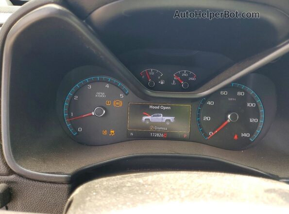 1GCPTEE14K1204558 2019 CHEVROLET COLORADO Black Instrument cluster view