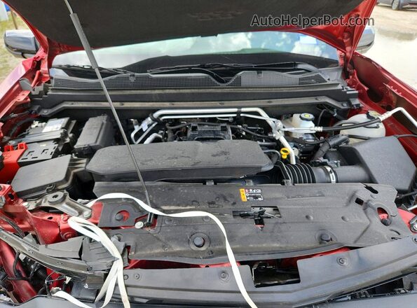 1GCPTEEK3T1142984 2026 CHEVROLET COLORADO Red Widok wnętrza z tyłu
