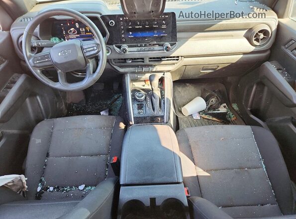1GCPTEEK6P1123383 2023 CHEVROLET COLORADO Blue Widok deski rozdzielczej