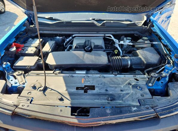 1GCPTEEK6P1123383 2023 CHEVROLET COLORADO Blue Widok wnętrza z tyłu