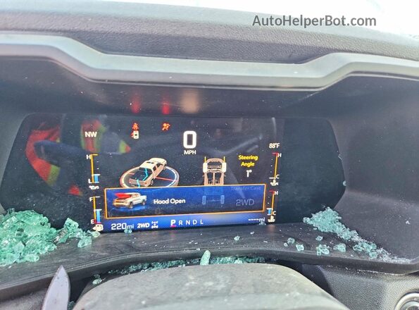1GCPTEEK6P1123383 2023 CHEVROLET COLORADO Blue Widok zestawu wskaźników