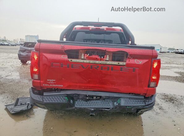 1GCPTEEK6R1320458 2024 CHEVROLET COLORADO Burgundy Հետևի տեսք