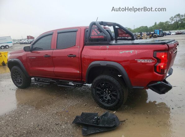 1GCPTEEK6R1320458 2024 CHEVROLET COLORADO Burgundy Հետևի ձախ