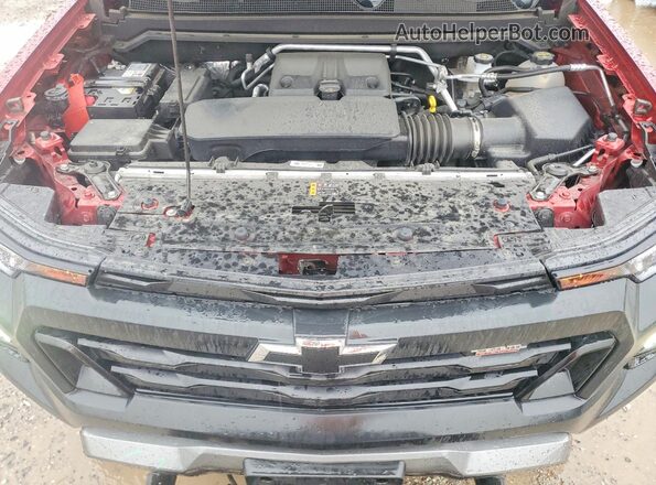 1GCPTEEK6R1320458 2024 CHEVROLET COLORADO Burgundy Սալոնի հետևի տեսք