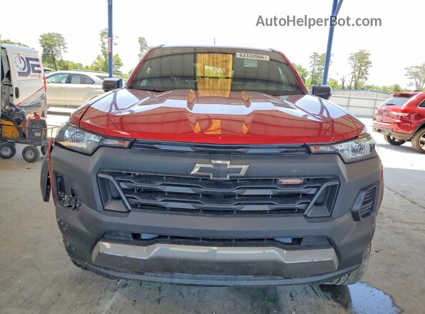 1GCPTEEK7S1132683 2025 CHEVROLET COLORADO Red Front view