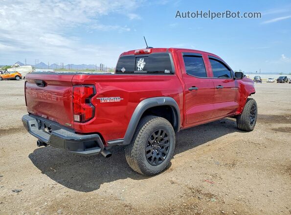 1GCPTEEK9T1107138 2026 CHEVROLET COLORADO Maroon Rear right