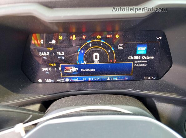 1GCPTEEK9T1107138 2026 CHEVROLET COLORADO Maroon Instrument cluster view