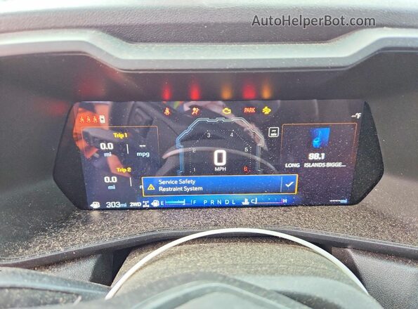 1GCPTEEKXR1177238 2024 CHEVROLET COLORADO Red Սարքավորումների վահանակի տեսք