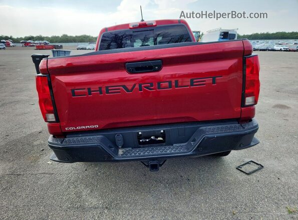 1GCPTEEKXR1177238 2024 CHEVROLET COLORADO Red Հետևի տեսք