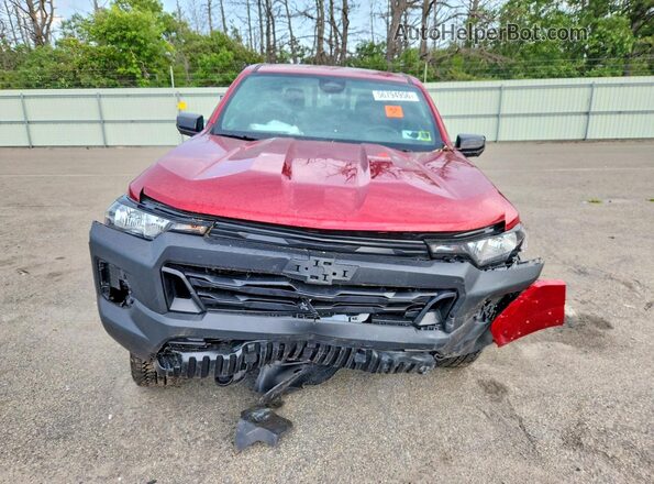 1GCPTEEKXR1177238 2024 CHEVROLET COLORADO Red Դիմացի տեսք