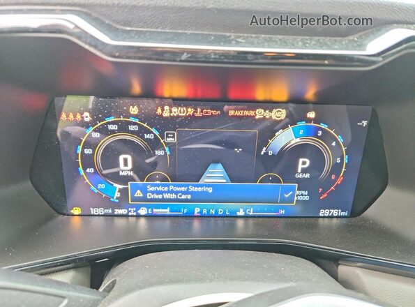 1GCPTFEK4R1162062 2024 CHEVROLET COLORADO Белый Вид щитка приборов