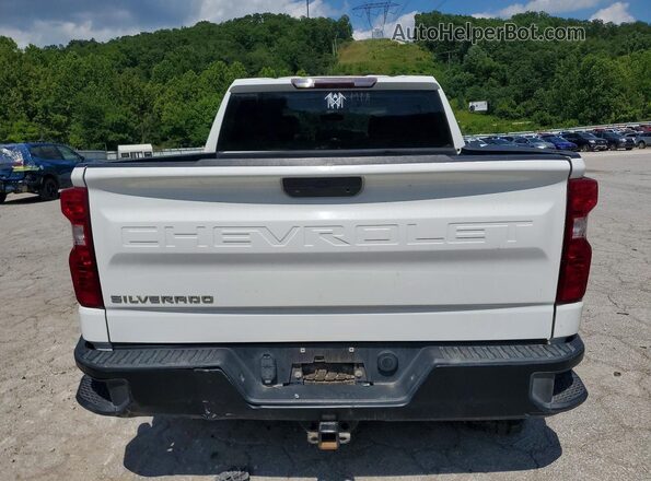1GCPWAEF9LZ110593 2020 CHEVROLET SILVERADO White Widok z tyłu