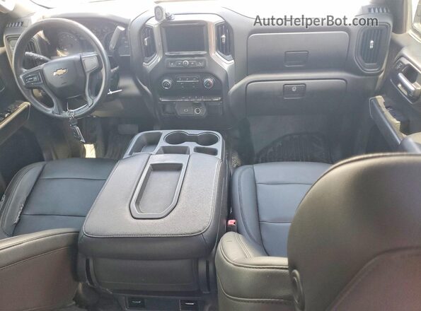 1GCPWAEF9LZ110593 2020 CHEVROLET SILVERADO White Widok deski rozdzielczej