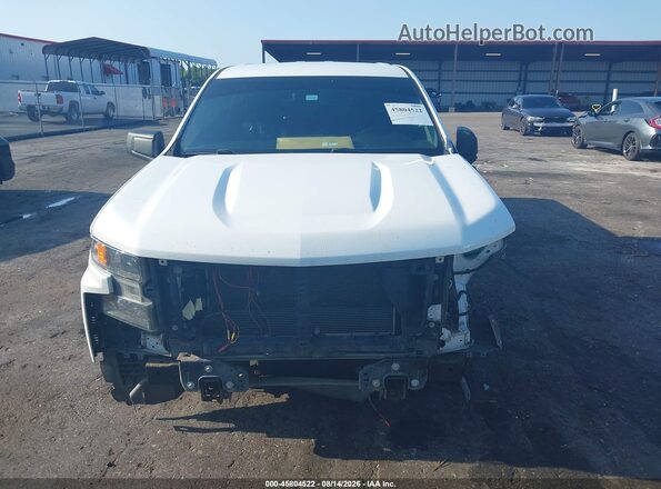 1GCPWAEH2KZ318430 2019 CHEVROLET SILVERADO White Вид щитка приладів