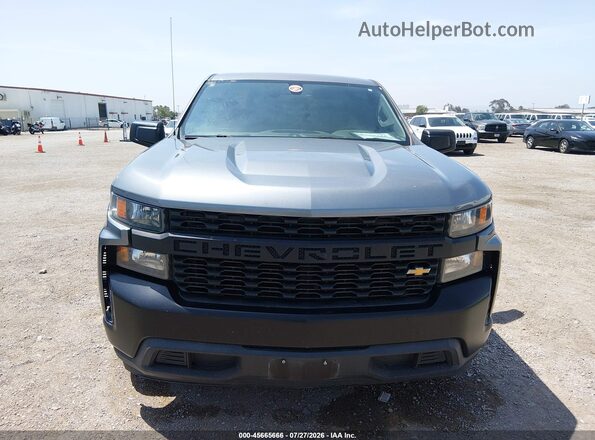 1GCPWAEH5MZ389298 2021 CHEVROLET SILVERADO Gray Vista del cuadro de instrumentos