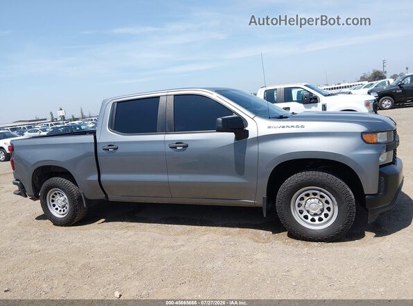 1GCPWAEH5MZ389298 2021 CHEVROLET SILVERADO Gray Vista interior trasera