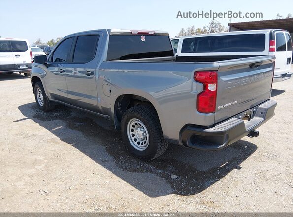 1GCPWAEH5MZ389298 2021 CHEVROLET SILVERADO Gray Trasero izquierdo
