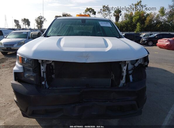 1GCPWAEH7LZ210516 2020 CHEVROLET SILVERADO White Вид щитка приладів