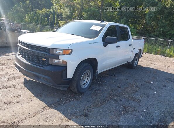 1GCPWAEH8KZ311885 2019 CHEVROLET SILVERADO White Передня ліва чверть