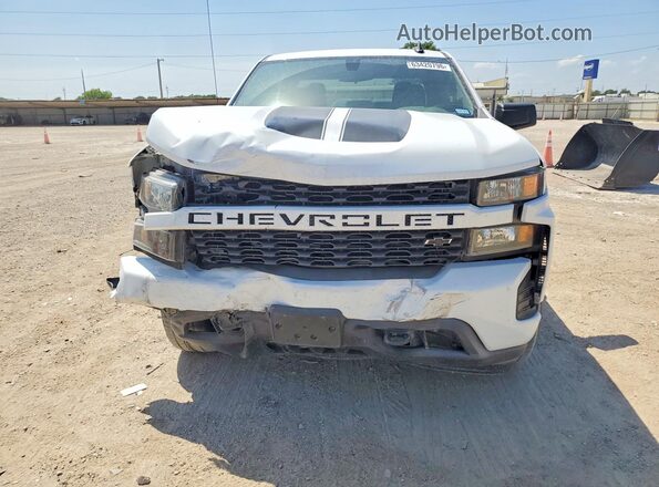 1GCPWBEK1MZ191206 2021 CHEVROLET SILVERADO White Вид спереду