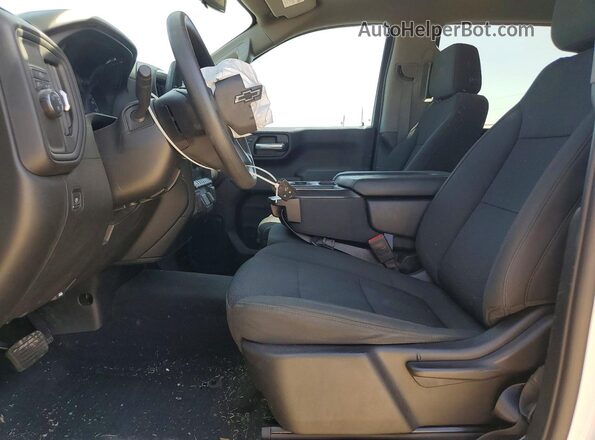 1GCPWBEK1MZ191206 2021 CHEVROLET SILVERADO White Вид салону спереду