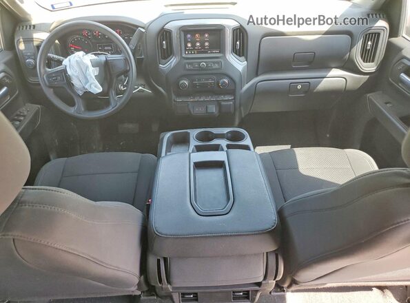 1GCPWBEK1MZ191206 2021 CHEVROLET SILVERADO White Вид панелі приладів