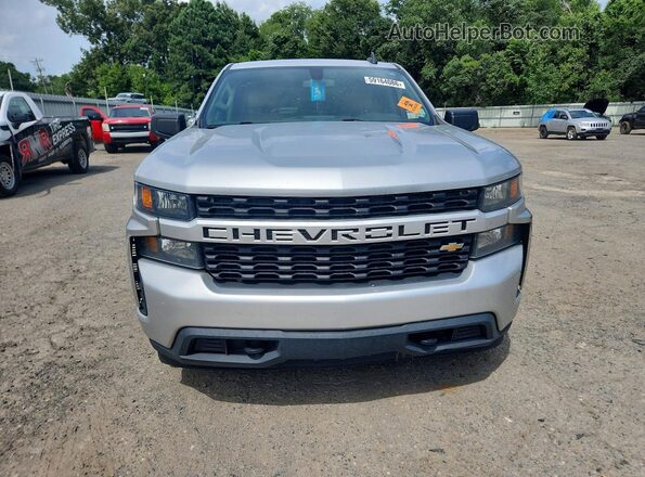 1GCPWBEK1MZ351035 2021 CHEVROLET SILVERADO Silver Widok z przodu