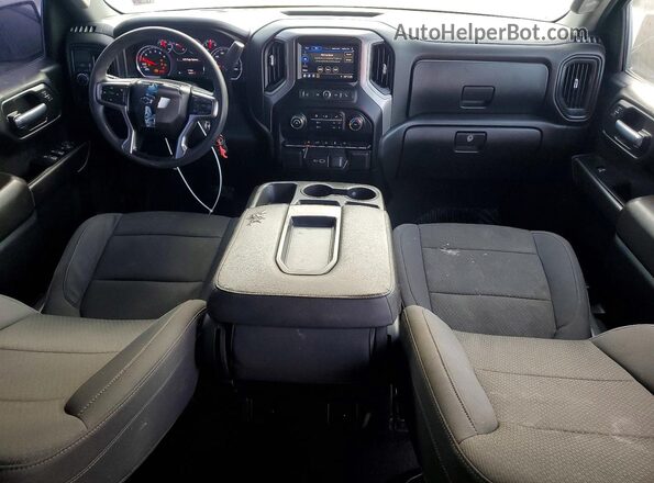 1GCPWBEK1NZ135736 2022 CHEVROLET SILVERADO Белый Вид панели приборов